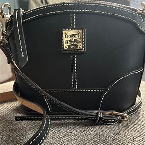Dooney & Bourke Black Leather Crossbody Bag